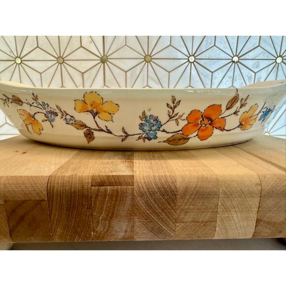 Himark "Floral Mist" Vegetable Serving Dish | 13x6x2 |‎ Vintage Japan - Picture 2 of 4
